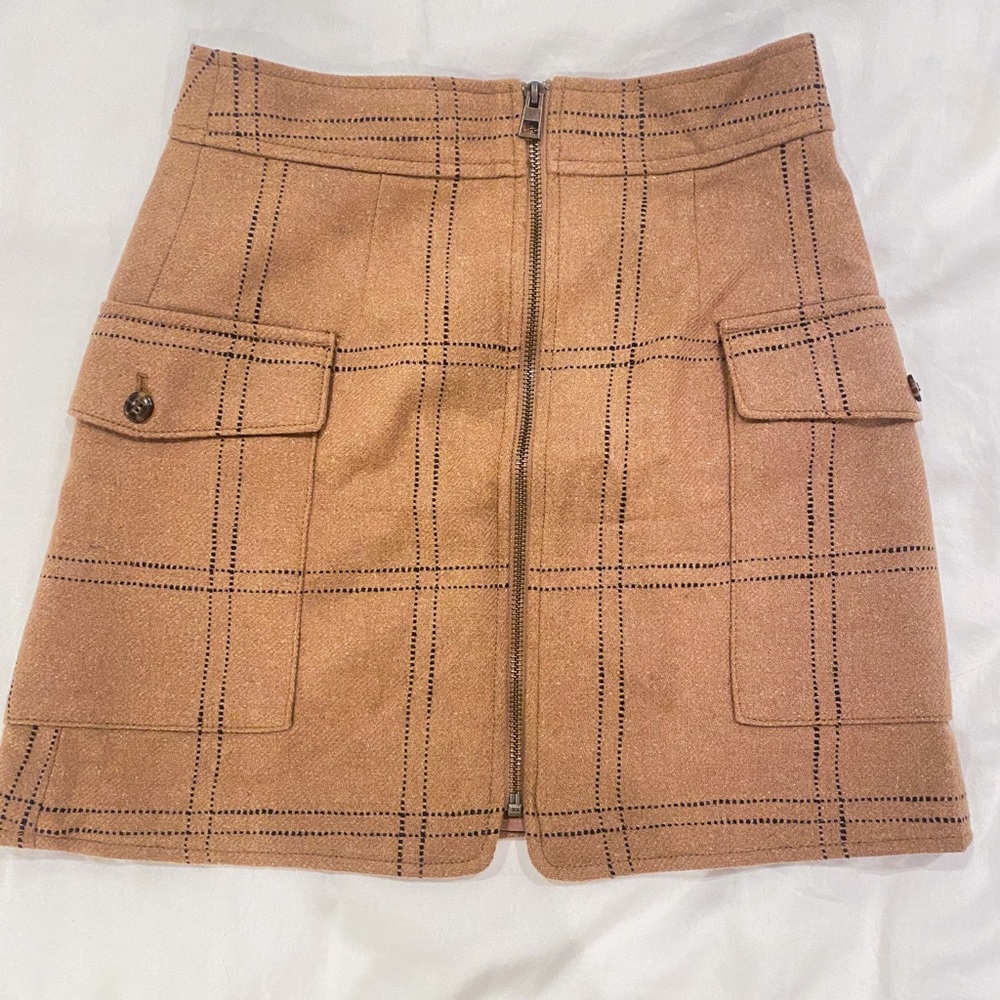 Madewell Zip Up Skirt